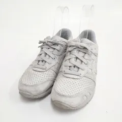 asics GEL-LYTE III OG ピッグスキンスエード 定価14300円 1201A050 24.5cm スニーカー グレー レディース アシックス【中古】6-0420G◎