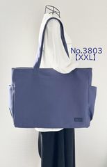 XXLサイズ】〈底板付き〉パープルブルー A3サイズ収納 倉敷帆布使用 