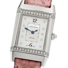 ジャガー・ルクルト JAEGER-LECOULTRE 265.8.08/QA265801 レベルソ ダイヤベゼル クォーツ レディース 良品 _954239のサムネイル