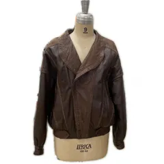 アウター 　ブルゾンライダースジャケット メンズ レザー ブラウン 中古のサムネイル