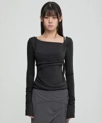 【ё BIOTOP】round body scoopneck tops ё BIOTOP】round body scoopneck tops - メルカリ
