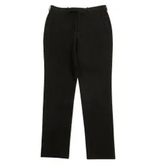 美品 LAD MUSICIAN ラッドミュージシャン 10AW ウール縮絨スリムスラックス パンツ 42 茶 ブラウン メンズ 古着 中古 USEDのサムネイル