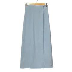 未使用 25SS SNIDEL スナイデル シンプルタイトスカート サイズ1 ライトブルー レディース 古着 中古 USED