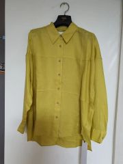 新品・試着のみ】Pa-Nu 高級ラミーシャツジャケット 黄色 定価3.2万 