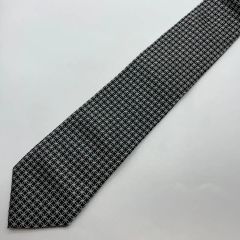 美品 ブルックスブラザーズ ソリッド シルク ネクタイ USA製 グレー