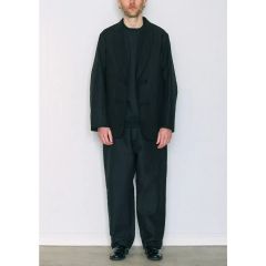 comoli 18aw ウールギャバ セットアップ ネイビー - メルカリ