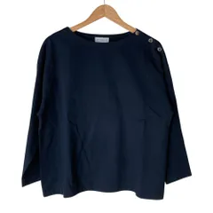 美品 MACKINTOSH LONDON マッキントッシュロンドン ショルダーボタン ドルマンカットソー G7P01150 大きいサイズ 44 ダークネイビー レディース 古着 中古 USEDのサムネイル