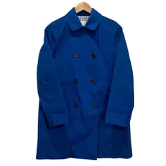 MACKINTOSH PHILOSOPHY マッキントッシュフィロソフィー ダブルブレスト ゴム引きコート 38 ブルー レディース 古着 中古 USEDのサムネイル