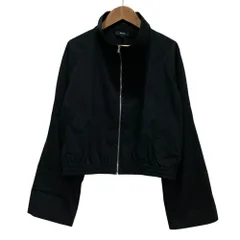 良品 23SS Theory セオリー STRETCH LAWN CL RAGLAN ANORAK クロップド ジャケット ブルゾン S/P ブラック レディース 古着 中古 USEDのサムネイル