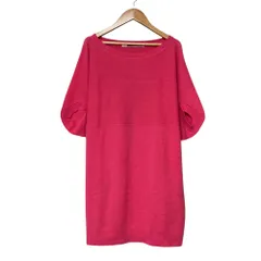 美品 sakayori サカヨリ カシミヤニット ミニワンピース ピンク レディース 古着 中古 USEDのサムネイル