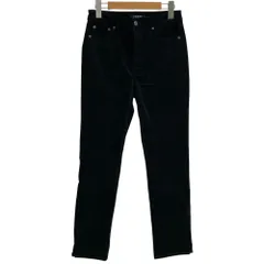 良品 LAUREN RALPH LAUREN ローレンラルフローレン コーデュロイ スキニーパンツ サイズ2 ブラック レディース 古着 中古 USED