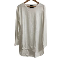 ATON エイトン ロングスリーブ ラウンドヘムTシャツ ホワイト サイズ02