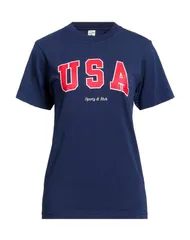 スポーティ アンド リッチ レディース トップス Tシャツ SPORTY RICH Ｔシャツ Navy ネイビーのサムネイル