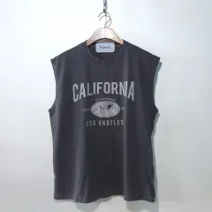 SS新作) カリフォルニア PIGMENT ピグメント ウォッシュ ノースリーブ 3color