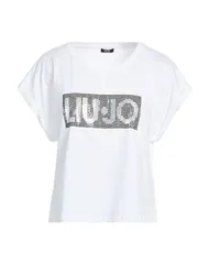 リュージョー レディース トップス Tシャツ LIU JO Ｔシャツ Off White オフホワイトのサムネイル