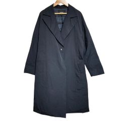 美品 ピエールバルマンカシミヤ100%ブラック ロングコート