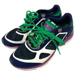 美品 adidas by Stella McCartney アディダス ステラマッカートニーコラボ ランニングシューズ スニーカー 23.5cm ネイビー レディース 古着 中古 USED