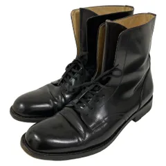 良品 COMME des GARCONS コムデギャルソン レザー レースアップショートブーツ 22.5cm ブラック レディース 古着 中古 USEDのサムネイル