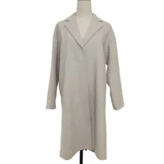 良品 khaju カージュ シップス メルトン チェスターコート 36 グレー レディース 古着 中古 USED