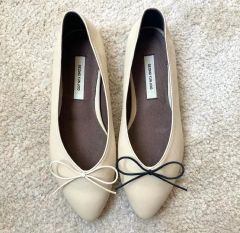 BALENCIAGA ポインテッドトゥ ミュール ホワイト - メルカリ
