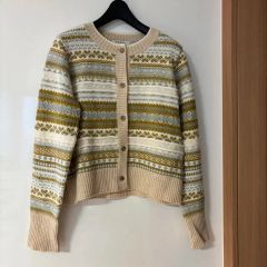 美品 ERIBE クルーネック ショートニットカーディガン Bshop - メルカリ