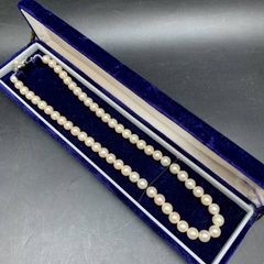 ☆シノハラジュエリー 7.0-7.5mm 珠 あこや本真珠 パールネックレス 