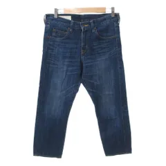 アーバンリサーチ ドアーズ URBAN RESEARCH DOORS 美品 クロップド デニムパンツ テーパード 38 インディゴブルー ジップフライ /IUのサムネイル