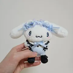 未使用新品サンリオ 夢リボン シナモロールマスコット ぬいぐるみ キーリング