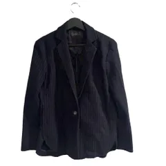 バジーレ BASILE 28 ジャケット シングル ストライプ 9 紺 ネイビー ■WGAのサムネイル