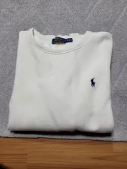 POLO RALPH LAUREN(ポロラルフローレン) 白 起毛 スウェット 傷なし とても良好 XL サイズ 9万円