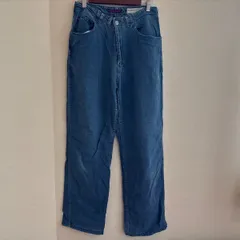 (^w^)b BLUE BLUE ブルーブルー  聖林公司 ウエスト刺繍タグ インディゴ ボトムス　ズボン　コットン　デニム　パンツ　ジーンズ　ジーパン　カジュアル　レディース　アメカジ　シンプル　80s お洒落　可愛い　　Lサイズ OM12239ONのサムネイル