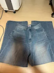 ワイド デニム ズボン S