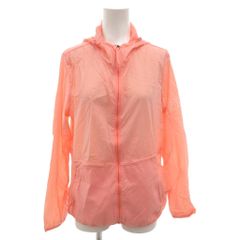아디다스 adidas Windbreaker Bos Jacket Windproof 윈드 브레이커 지퍼 업 파커 M 나일론 핑크 /FF
