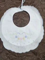新品)刺繍コットン ベイビー よだれかけ 5枚 まとめ