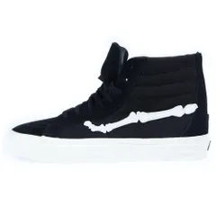 VANS (ヴァンズ) ×ブレンズ スケートハイ リイシュー LX ブラックマッシュルーム ハイカットスニーカー ブラック US9.5/27.5cm VN000ZSJSZP