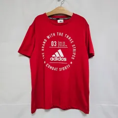 アディダス 機能性 レッド 半袖 Tシャツ キッズ 身長140 0714