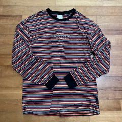 人気デザインSupreme シュプリーム マルチボーダー ロンT長袖 Sサイズ 