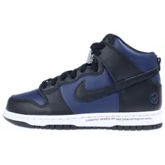 NIKE (ナイキ) ×FRAGMENT DUNK HIGH TOKYO フラグメント ダンク 東京 ハイカットスニーカー ネイビー US6/24cm DJ0383-400