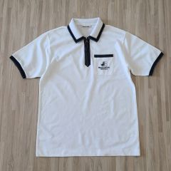 ミャクミャクMARINE ポロシャツ ホワイト Mサイズ - メルカリ