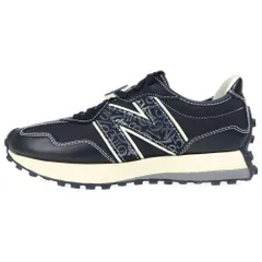 New Balance (ニューバランス) ×FRANK MULLER フランクミュラー レザー レースアップ ローカットスニーカー ブラック US9.5/27.5cm MS327FMDのサムネイル