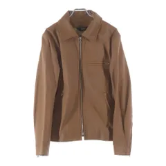 A BATHING APE (アベイシングエイプ) シープスキン ジップアップレザージャケット ブラウンのサムネイル