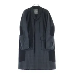 LARDINI (ラルディーニ) グレンチェック ウール チェスターコート グレー JSJ06のサムネイル