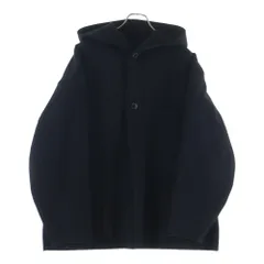 HYKE (ハイク) UNITED ARROWS別注 ユナイテッドアローズ フーデッド メルトンウール ジャケット コート ブラックのサムネイル
