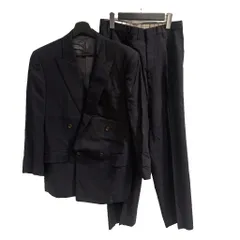 FINTEX of LONDON スーツ セットアップ ジャケット シングル パンツ カシミヤ混 黒 ブラック ■GY99