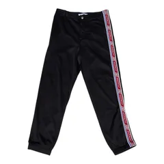 ジバンシー ロゴ サイドライン トラックパンツ サイズL ブラック マルチカラー ポリエステル メンズ Givenchy【1-0263595】のサムネイル