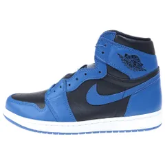 NIKE (ナイキ) AIR JORDAN1 RETRO OG DARK MARINA BLUE 555088-404 エアジョーダン1 ダークマリーナブルー ハイカットスニーカー ブラック/ブルー US9.5/27.5cm