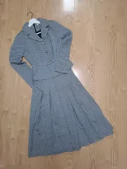 シックライン チェック セットアップ ワンピース S