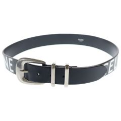 ERL ERL LOGO CROCO EFFECT LEATHER BELT - メルカリ