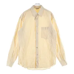 AURALEE (オーラリー) 24SS WRINKLED WASHED FINX TWILL SHIRT リンクルド ウォッシュド フィンクス ツイル 長袖シャツ ベージュ A24SS02FWのサムネイル