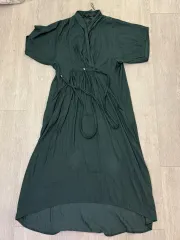 通販) グリーン ロング ONE PIECE